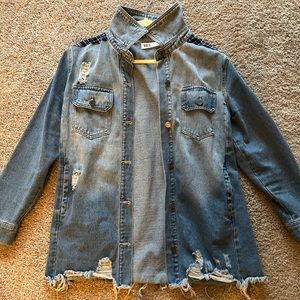 BKE Long Denim Jacket